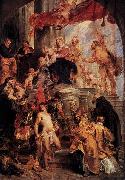 Peter Paul Rubens, Virgin and Child Enthroned with Saints